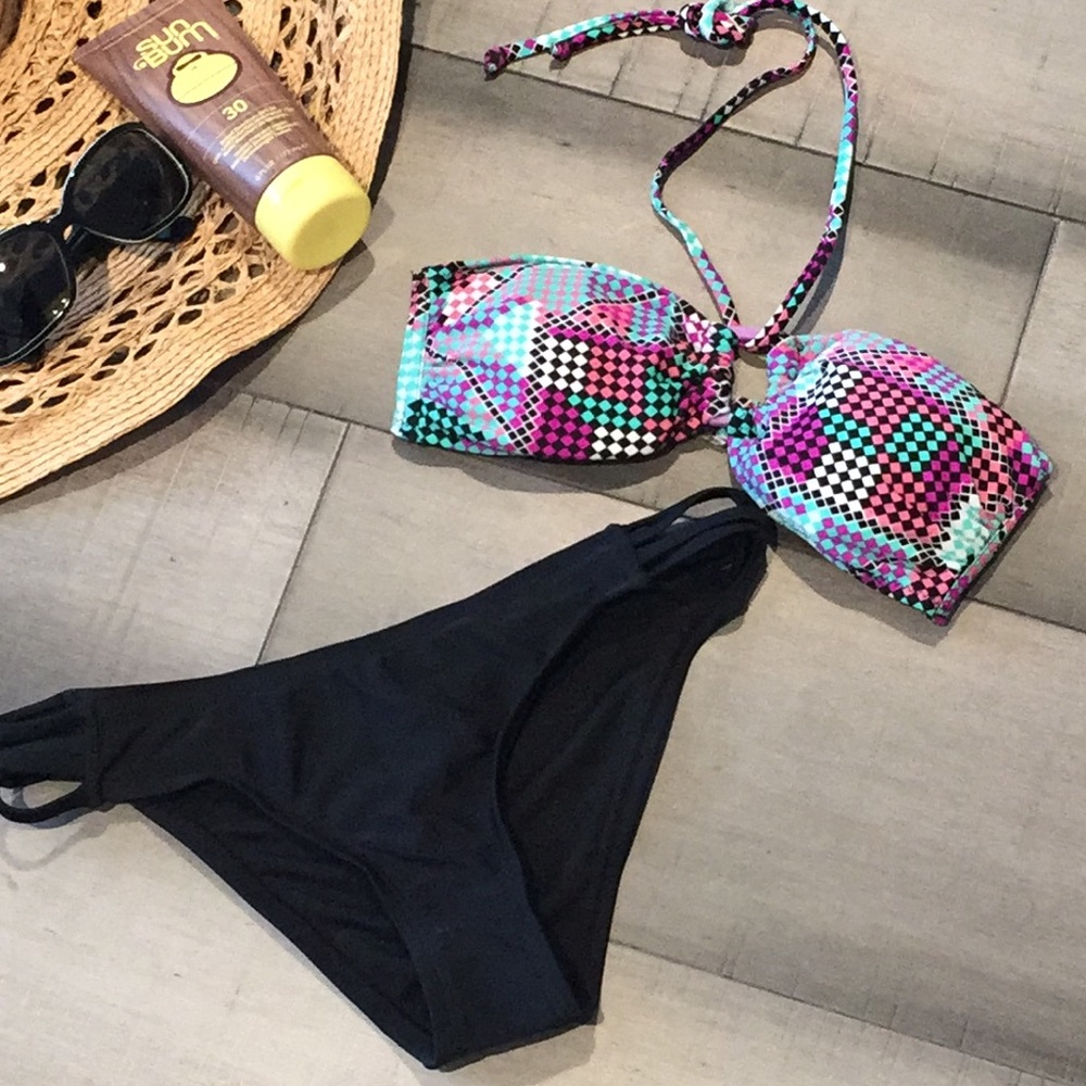 NWT Square Print Bikini